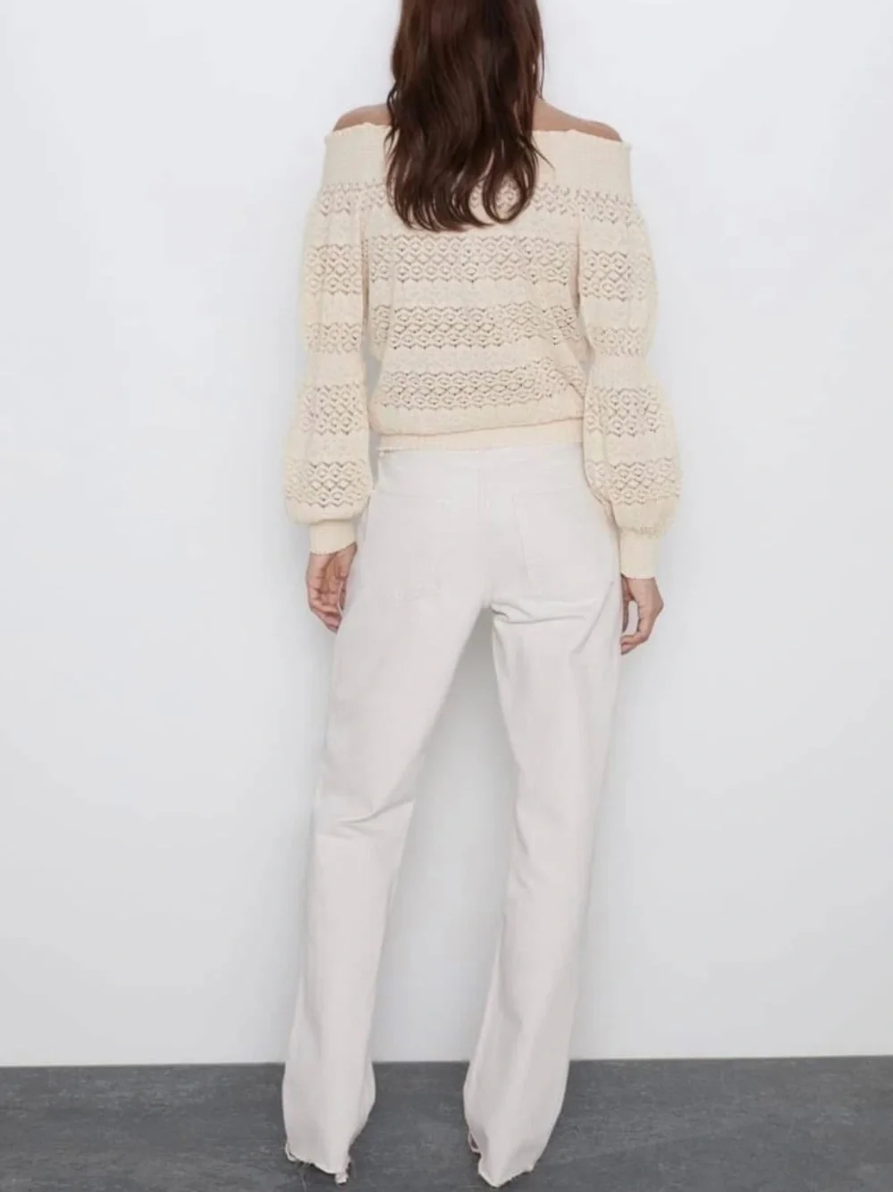 Zara Romantic Off Shoulder Top